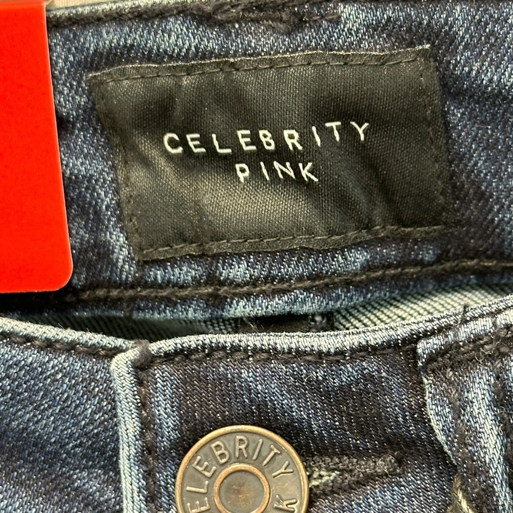 Celebrity Pink Distressed Patched Girlfriend Jeans - size 0 / 24 - Picture 4 of 10